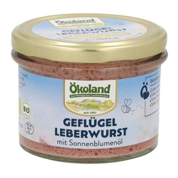 Produktfoto zu Gourmet Geflügel Leberwurst 160g