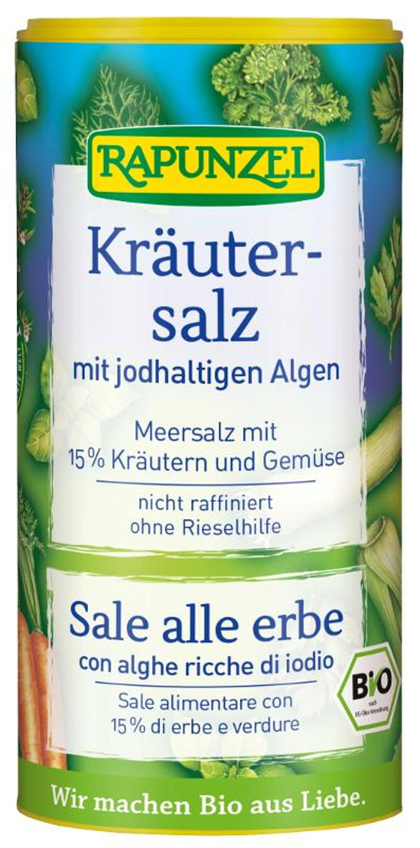 Produktfoto zu Kräutersalz mit jodhaltigen Algen 125g