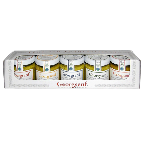 Produktfoto zu Georgsenf Fünf zum Schnabulieren 5x50ml