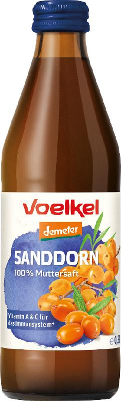 Produktfoto zu Sanddorn Muttersaft 0,33l