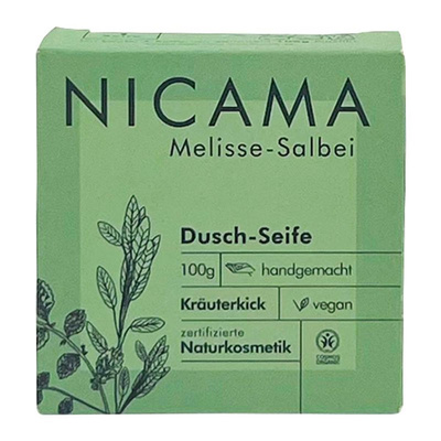 Produktfoto zu Duschseife Melisse Salbei 100g
