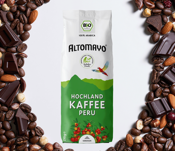 Produktfoto zu Hochland Kaffee Peru gemahlen 250g