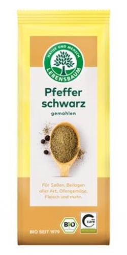 Produktfoto zu Pfeffer schwarz gemahlen 50g