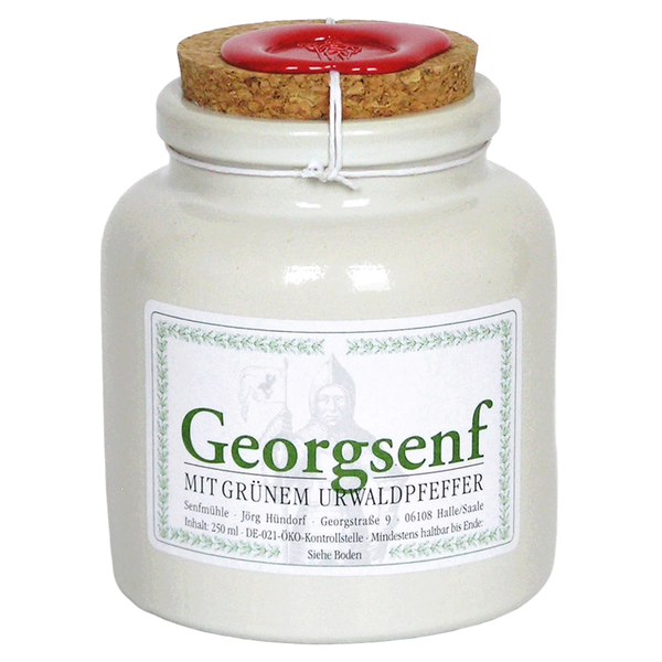 Produktfoto zu Georgsenf mit grünem Urwaldpfeffer 250ml
