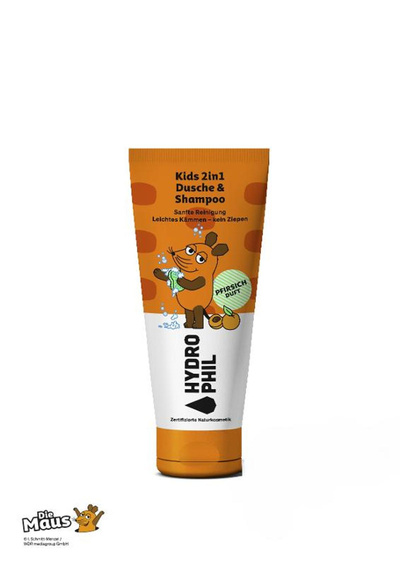 Produktfoto zu Shampoo & Dusche Maus Pfirsichduft 200ml