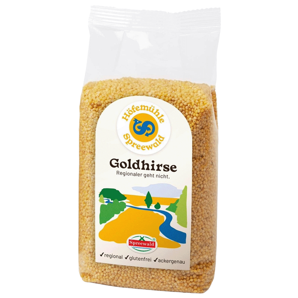 Produktfoto zu Goldhirse Höfemühle Spreewald 500g