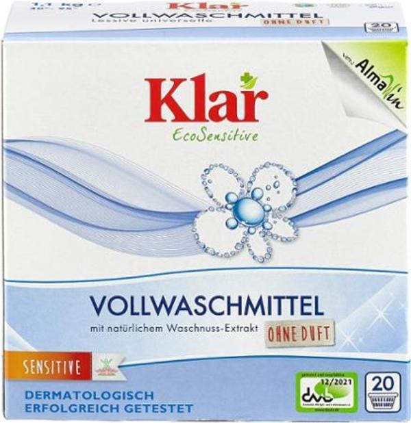 Produktfoto zu Klar Vollwaschmittel 1kg