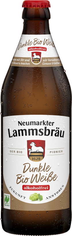 Produktfoto zu Lammsbräu Dunkle Weiße alkoholfrei 10 x 0,5l