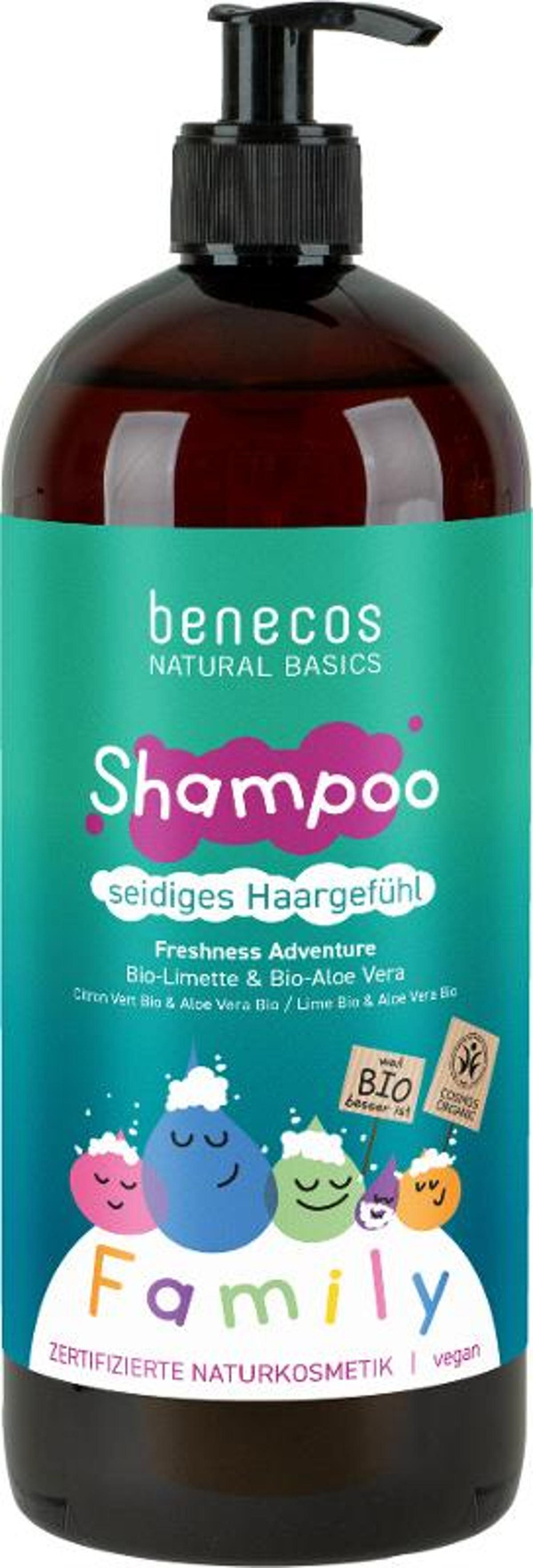 Produktfoto zu Shampoo FAMILY Freshness Adventure Limette Aloe Vera 950ml