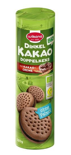 Produktfoto zu Dinkel Kakao Doppelkeks mit Kakaocreme 320g