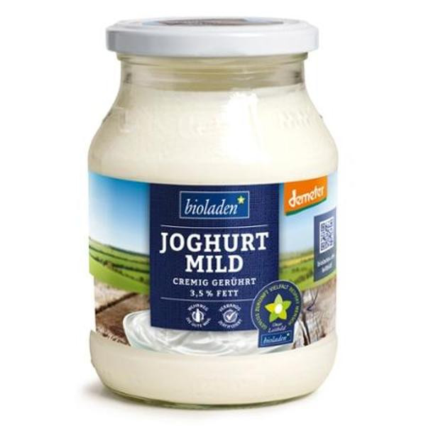 Produktfoto zu Demeter Joghurt mild 3,5% 500g