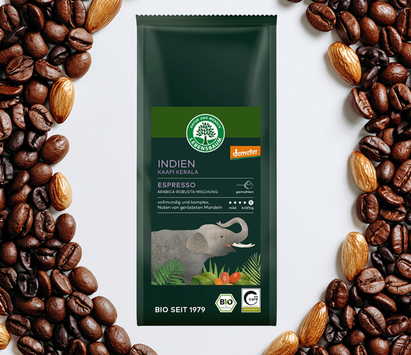 Produktfoto zu Indien Kaapi Kerala Espresso gemahlen 250g