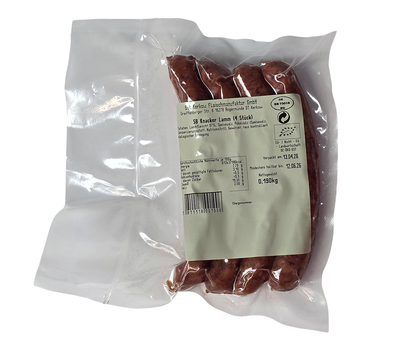 Produktfoto zu Knacker vom Lamm 4 Stück, ca. 300g