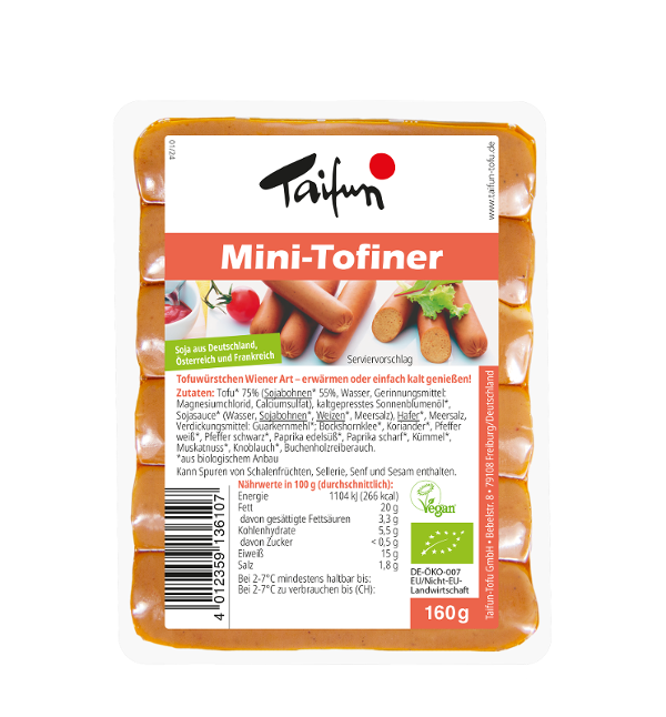 Produktfoto zu Tofu Mini-Wiener 160g