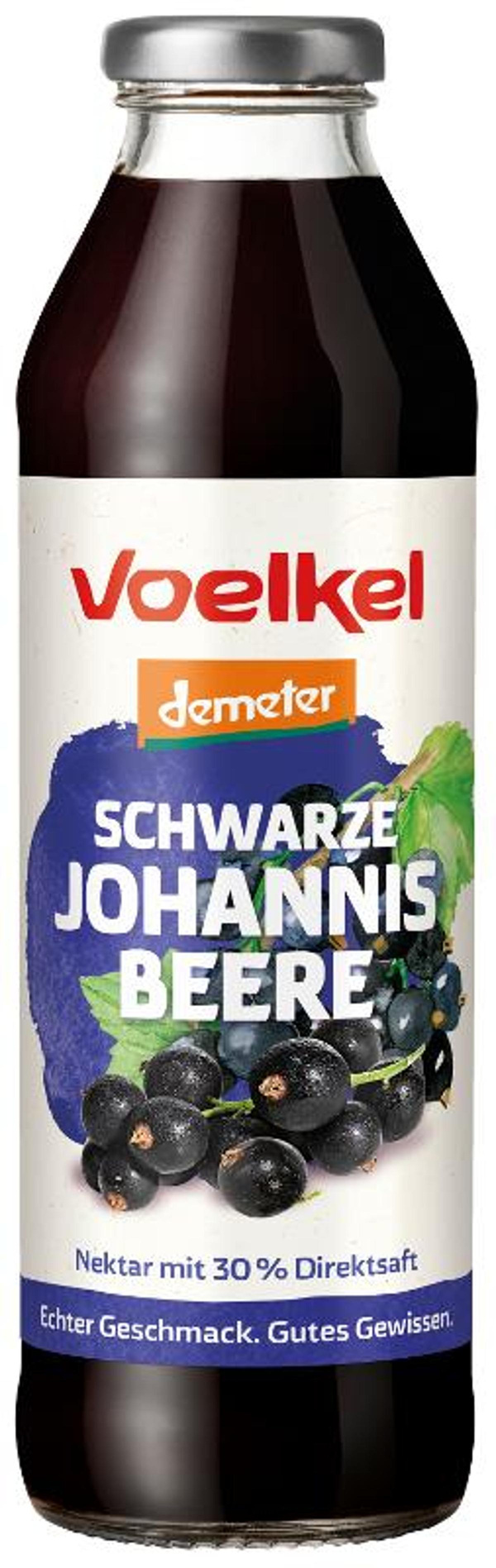 Produktfoto zu Schwarze Johannisbeere Nektar 8 x 0,5l