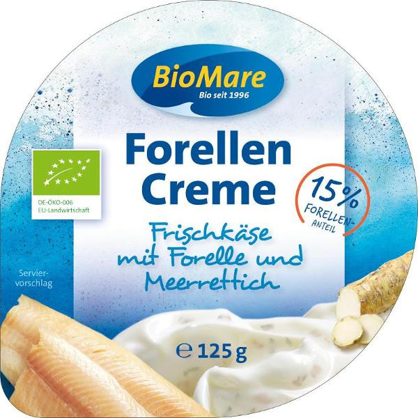 Produktfoto zu Frischcreme Forelle & Meerrettich 125g