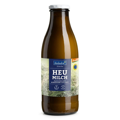 Produktfoto zu Frische Heumilch 3,8% 1L, Kuh & Kalb