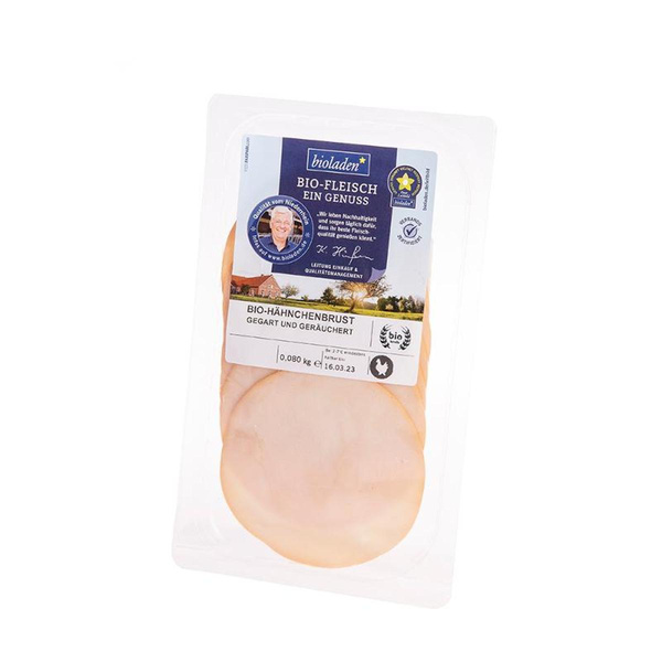Produktfoto zu Hähnchenbrust gegart, geräuchert 80g