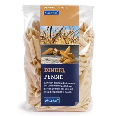Produktfoto zu Dinkel Penne hell 500g