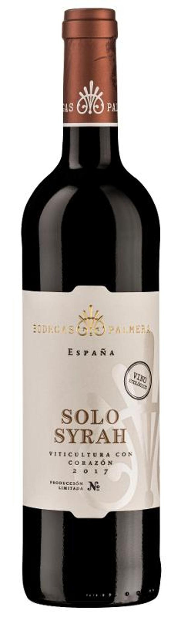 Produktfoto zu Solo Syrah, Bodegas Palmera 0,75l