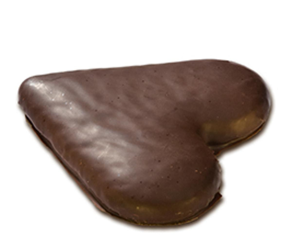 Produktfoto zu Honigkuchen-Herz Zartbitter ca.90g