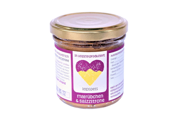 Produktfoto zu Aufstrich Mairübchen & Salzzitrone 140g (für Liebhaber)