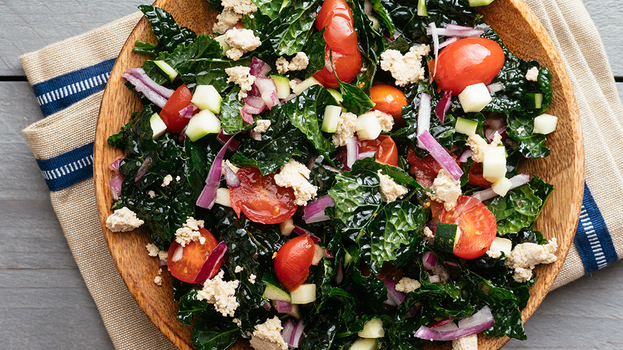 Rezeptbild für Schwarzkohlsalat griechische Art