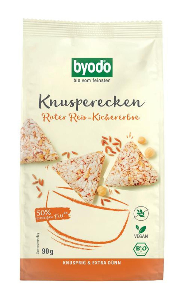 Produktfoto zu Knusperecken Roter Reis Kichererbse 90g