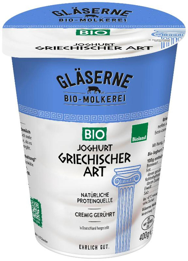 Produktfoto zu Sahnejoghurt griechischer Art 7,5% 400g