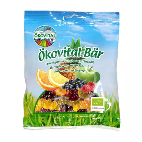 Produktfoto zu Ökovital Bär mit Gelatine 80g