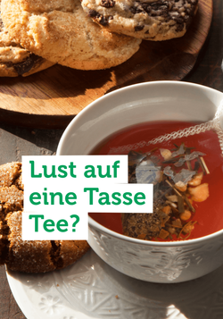Produktfoto zu Hier findest du lose und abgepackte Tees für jede Tageszeit.