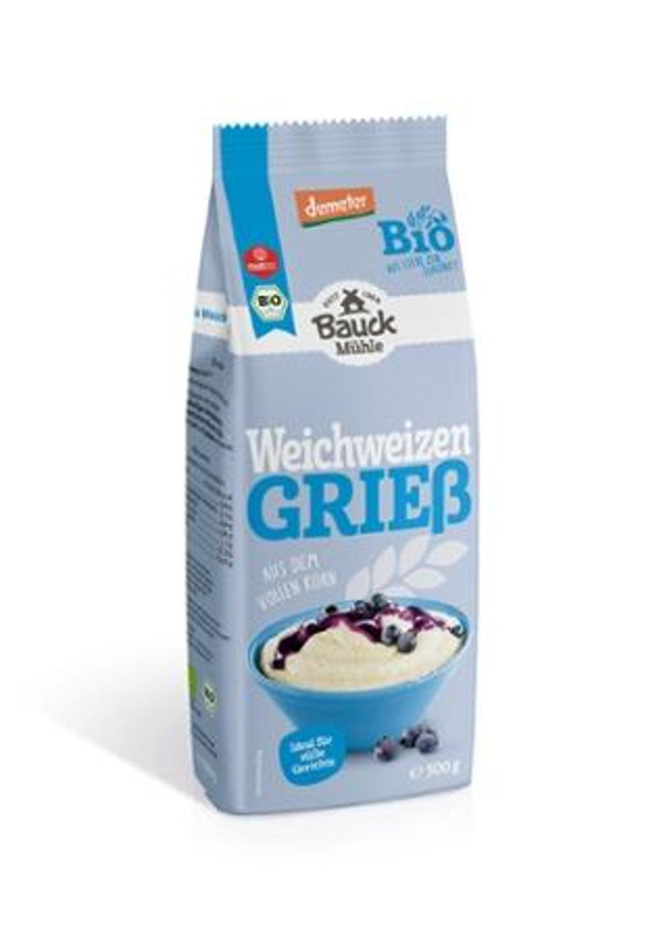 Produktfoto zu Weizengrieß Vollkorn 500g