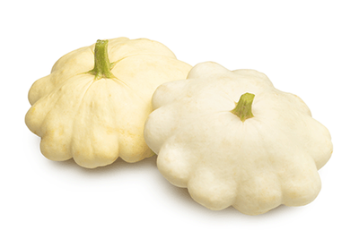 Produktfoto zu Kürbis Ufo "Pattison" weiß samenfest