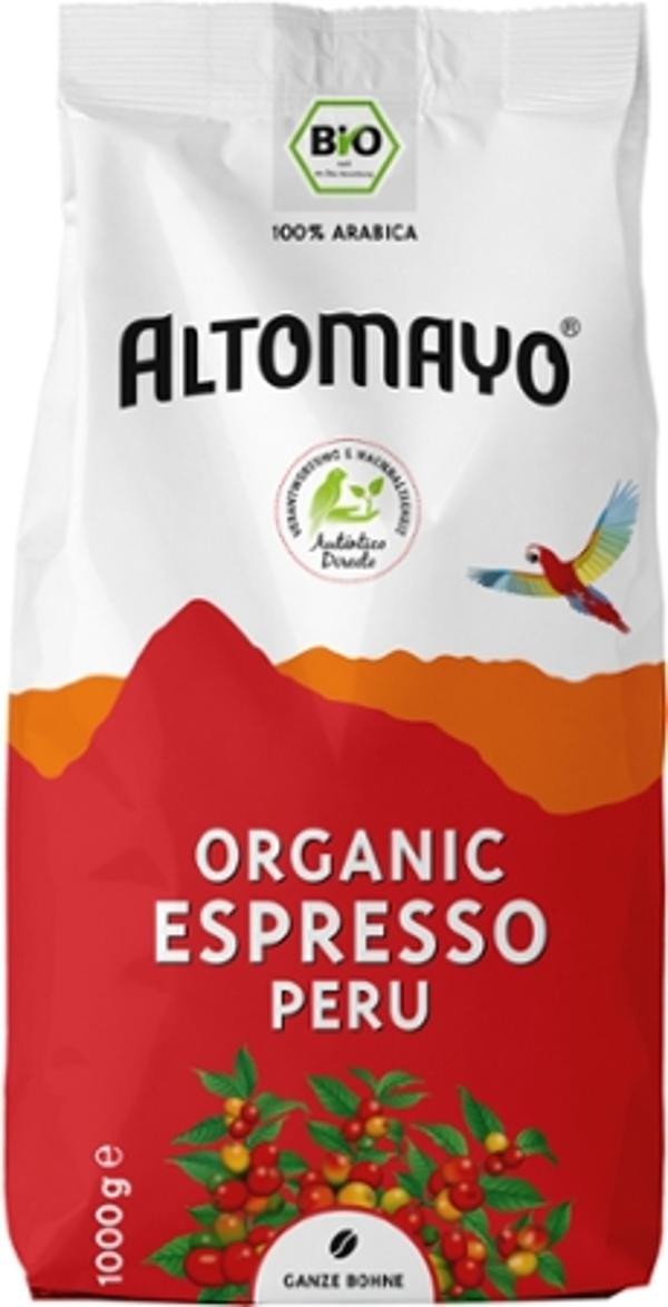 Produktfoto zu Espresso Peru ganze Bohnen 1kg