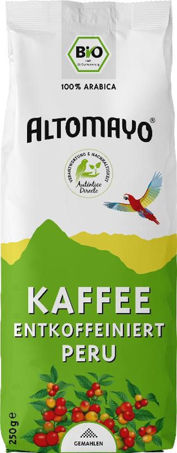 Produktfoto zu Kaffee entkoffeiniert Peru 250g