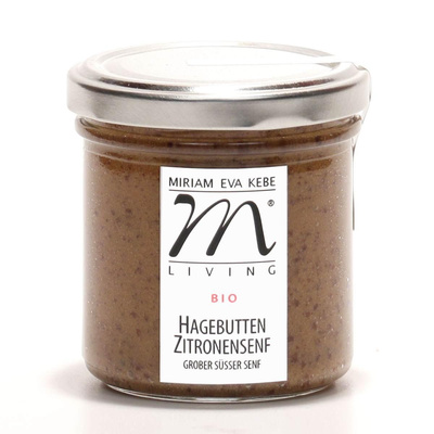 Produktfoto zu Hagebuttensenf mit Zitrone 140ml