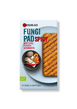 Produktfoto zu Kräuterseitling Fungi Pad BBQ Style 150g