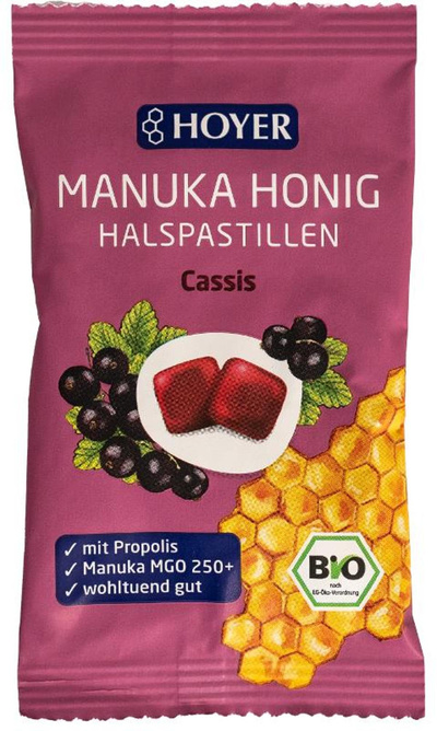 Produktfoto zu Manukapastillen Cassis 30g