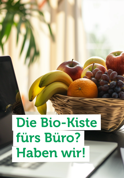 Produktfoto zu In unserem Geschäftskunden-Shop findest du ab sofort alles für den Büroalltag: frisches Obst, Bio-Snacks, Getränke und vieles mehr.
