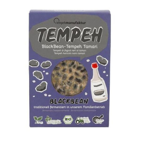 Produktfoto zu Black Bean Tempeh Tamari 200g