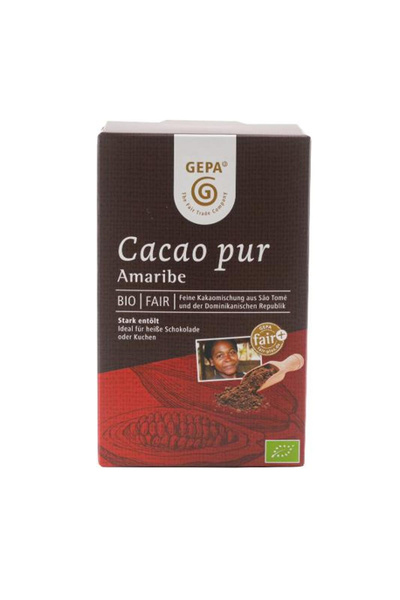 Produktfoto zu Kakaopulver Amaribe stark entölt 125g