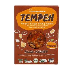 Produktfoto zu Tempeh Burger Smoky Paprika, aus Soja- und Kidneybohnen 200g