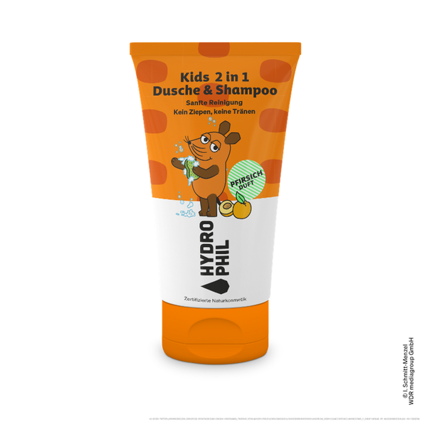 Produktfoto zu Shampoo & Dusche Maus Pfirsichduft 200ml