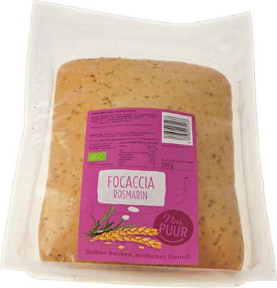 Produktfoto zu Focaccia Rosmarin 200g
