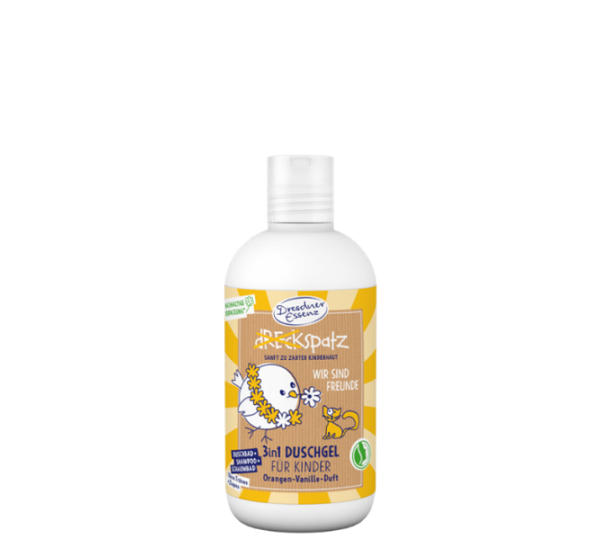 Produktfoto zu Dreckspatz Duschgel 3 in 1 Orange Vanille Duft 250ml