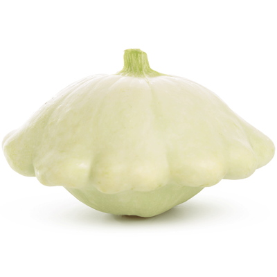 Produktfoto zu Kürbis Ufo "Pattison" weiß