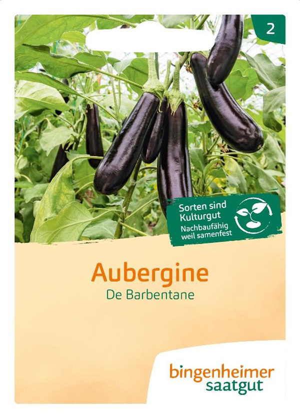 Produktfoto zu Saatgut Aubergine De Barbentane