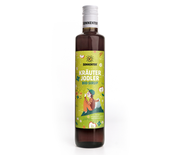 Produktfoto zu Kräuterjodler Sirup 0,5l