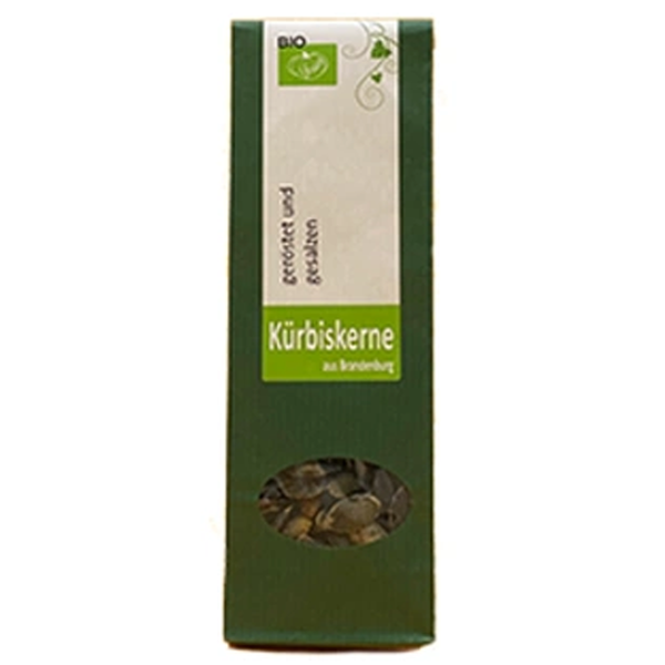 Produktfoto zu Beelitzer Kürbiskerne geröstet & gesalzen 80g