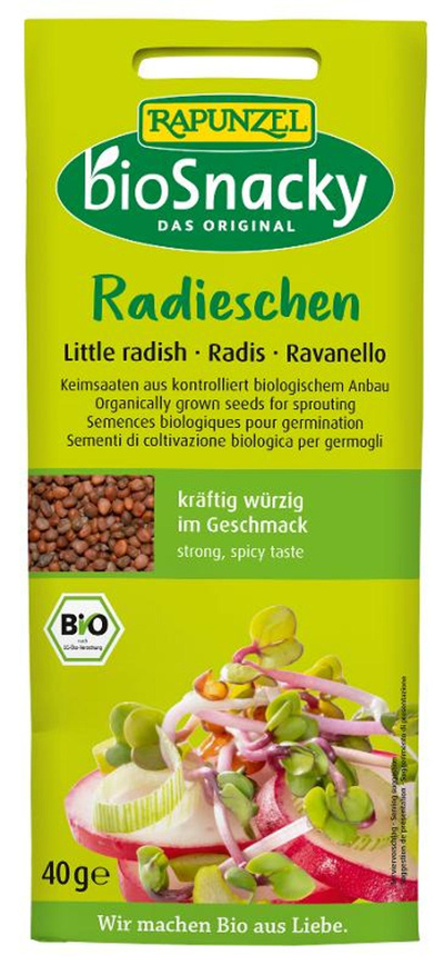 Produktfoto zu Radieschen Keimsaat 40g